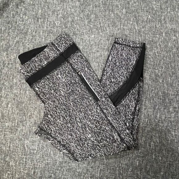 Lululemon Women's Size 12 Inspire Tight II Mesh Printed Activewear Leggings - Picture 1 of 6